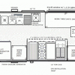 16' BOP BAR FOOD TRUCK FLOORPLAN