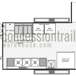 7x14 Concession Trailers - Floor Plan