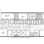 8x24 Concession Trailers - Floor Plan