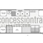 8x24 Concession Trailers - Floor Plan