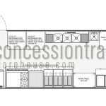 8x24 Concession Trailers - Floor Plan