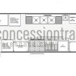 8x26 Concession Trailers - Floor Plan