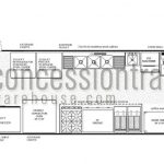 8x26 Concession Trailers - Floor Plan