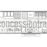 8x28 Concession Trailers - Floor Plan