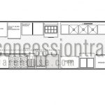 8x30 Concession Trailers - Floor Plan
