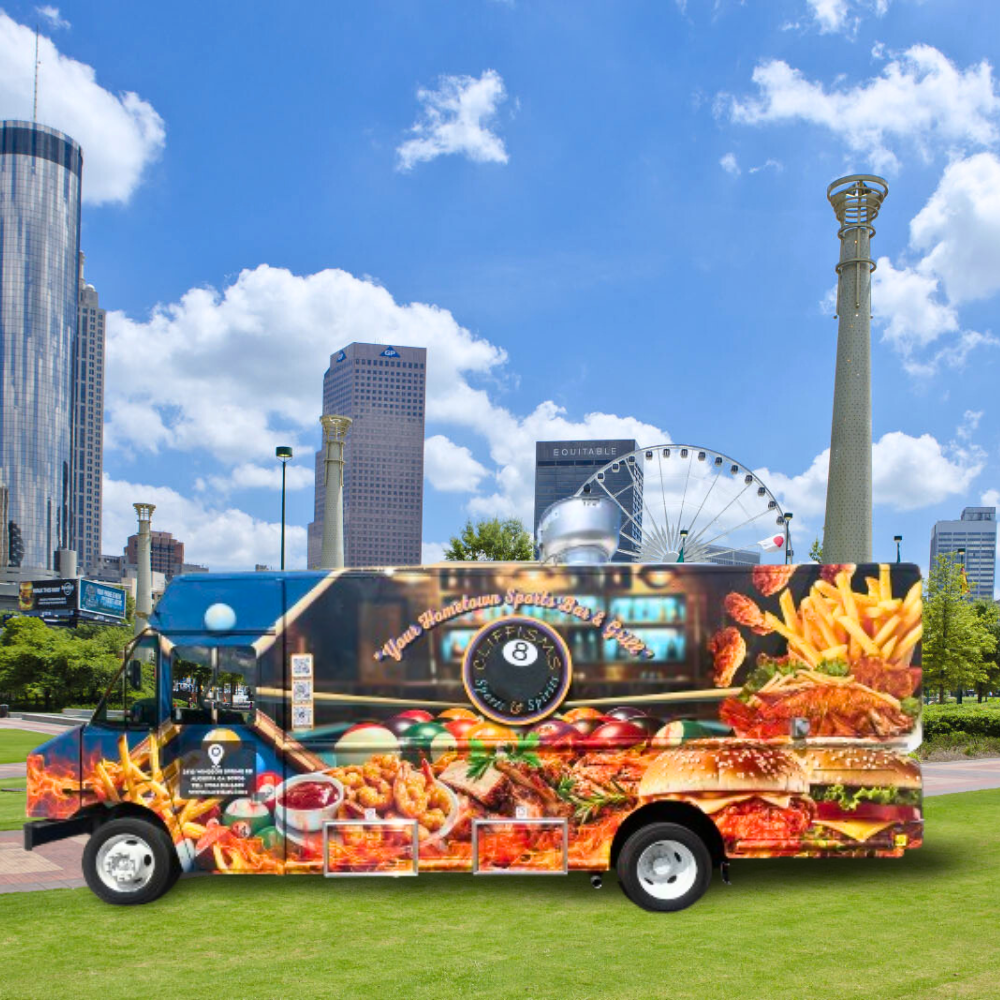 American Food Truck in a Georgia