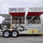 Black Bird Wood Fire Pizza Trailer