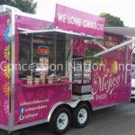 Custom Display for concession trailer