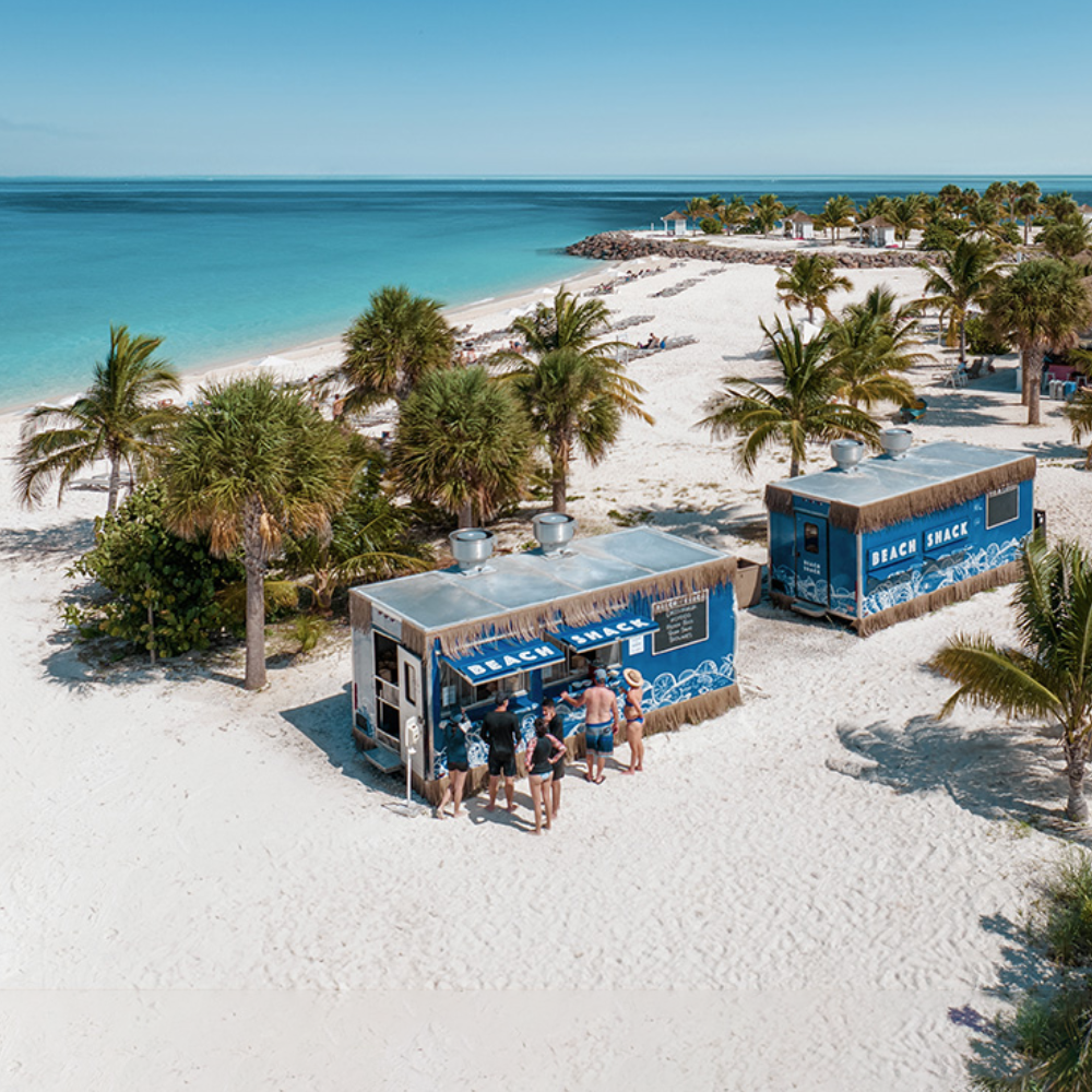 MSC Lines Kiosks at Beach