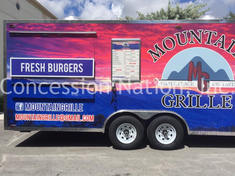 Menu board for food trucks & trailers