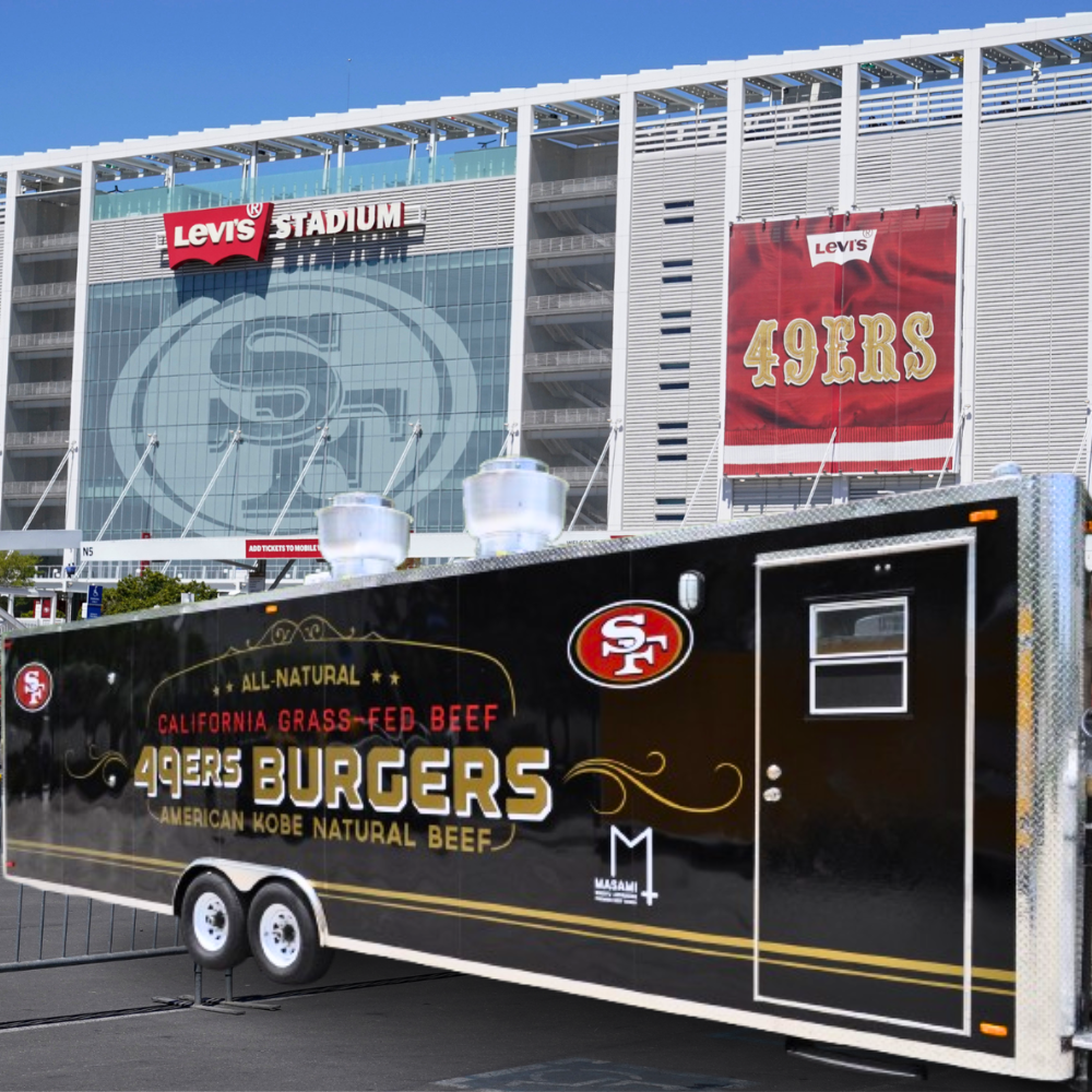 49ers Food Trailer in Stadium