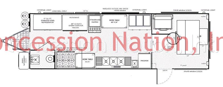 BBQ Trailers - BBQ Prime County & Catering floorplan