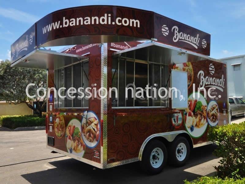 Hawaii concession trailer - Banandi_crepes & coffee