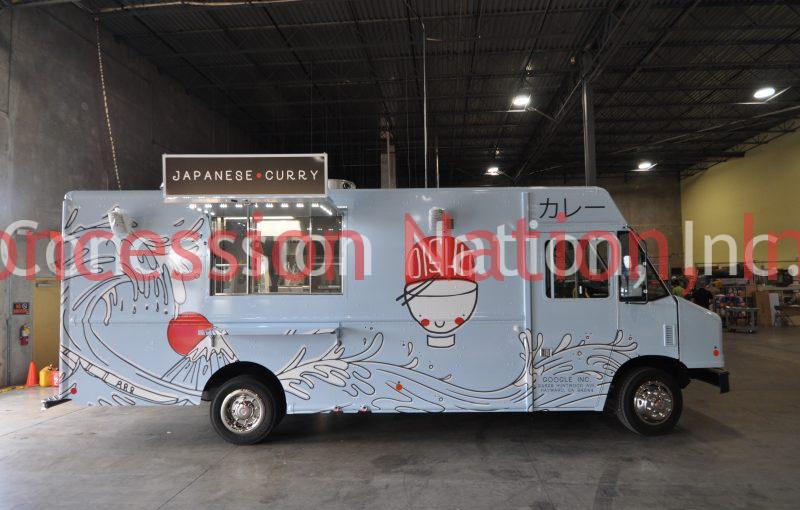GOOGLE FOOD TRUCK Oishii Japanese Truck Google Food Trucks built by Concession Nation