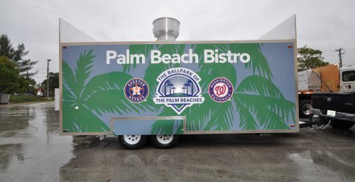Customized Concession Trailer for the Washington Nationals and Houston Astros