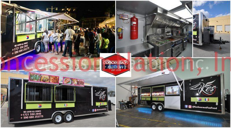 Kes Gourmet Fun Food 8x28 concession trailer Kes Gourmet Fun Food 8x28 concession trailer