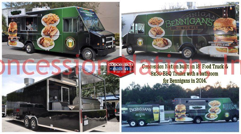 BENNIGANS FOOD TRUCK & TRAILER