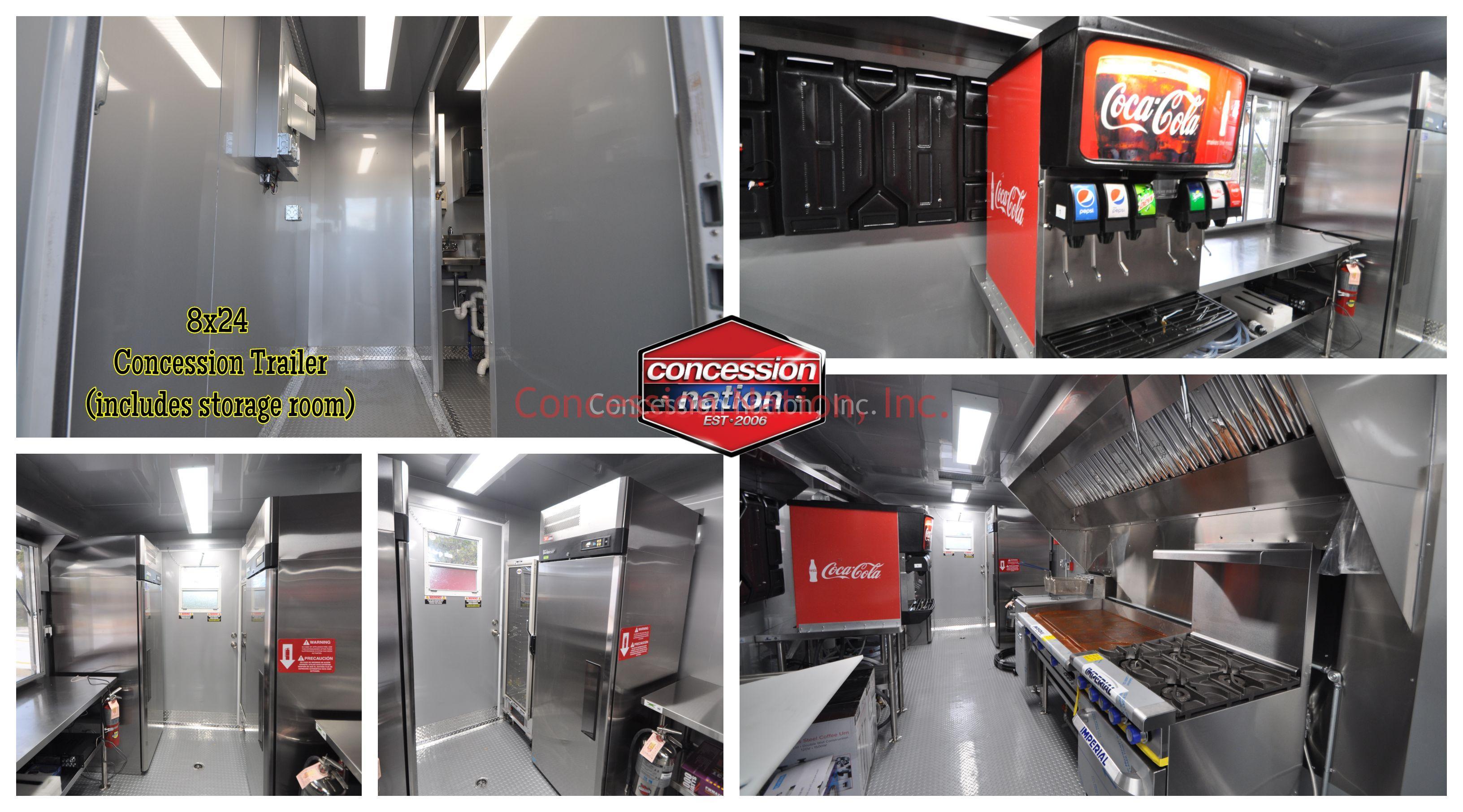 Concession Trailer with storage