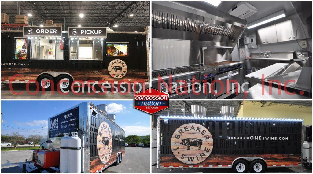 Pizza Concession Trailer Food Truck Restaurant Vinyl Sign Menu Waterproof Decal 