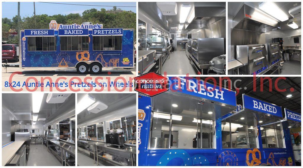8x24 Auntie Anne's Pretzels Trailers
