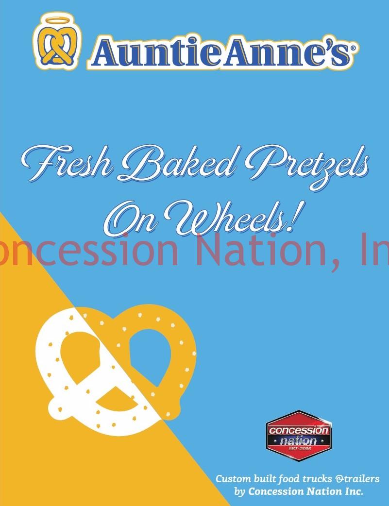 Auntie Anne's Pretzels On Wheels Food Trucks For Sale Concession