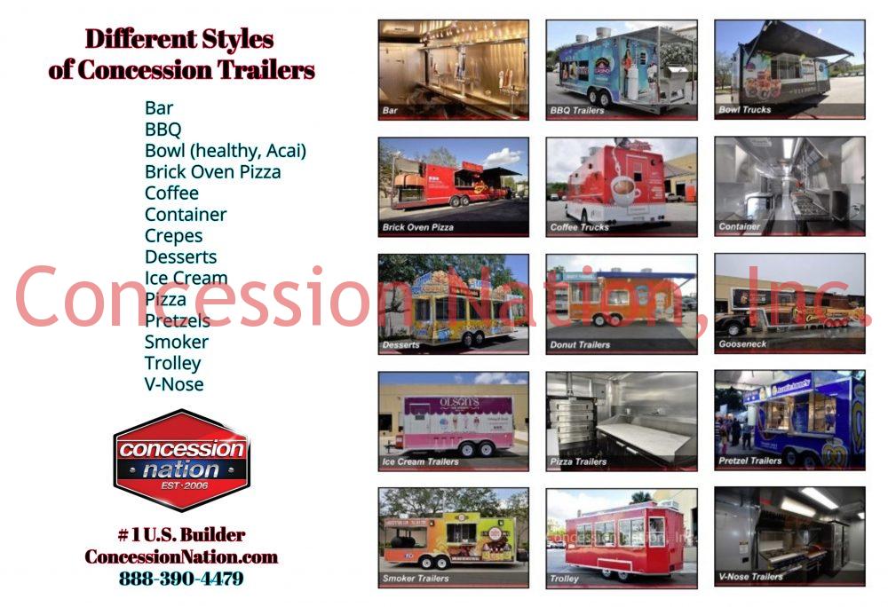 What Are The Different Types Of Concession Trailers