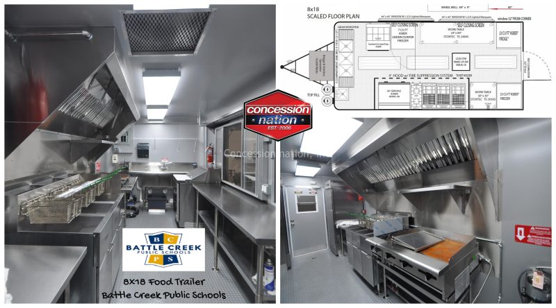 Battle Creek Public Schools Battle Creek Public Schools Food Trailer