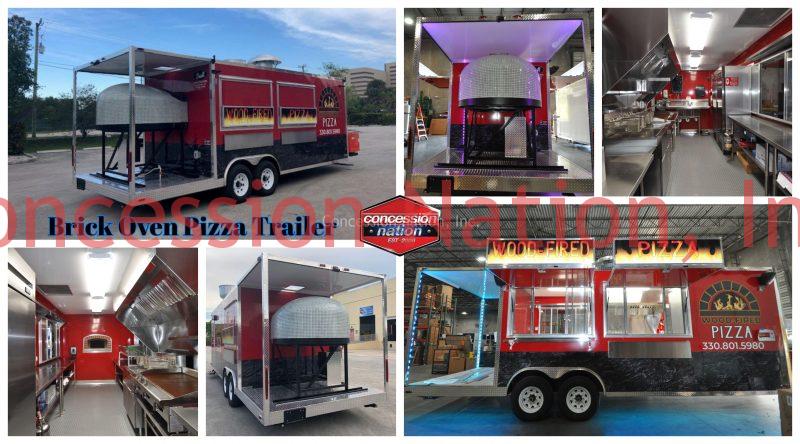 Snells Concessions_Brick oven pizza trailer