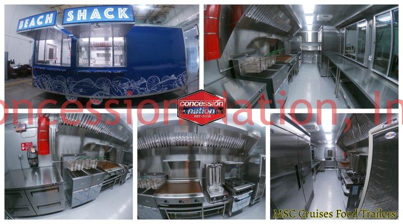 MSC Cruise_Beach Shack Food Trailer MSC Cruise_Beach Shack Food Trailer