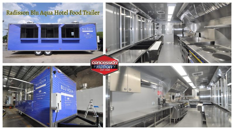 Radisson Aqua Blu Hotel Food Trailer