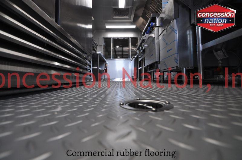 Commercial Rubber Flooring (2) - Custom Food Trucks | Concession Nation