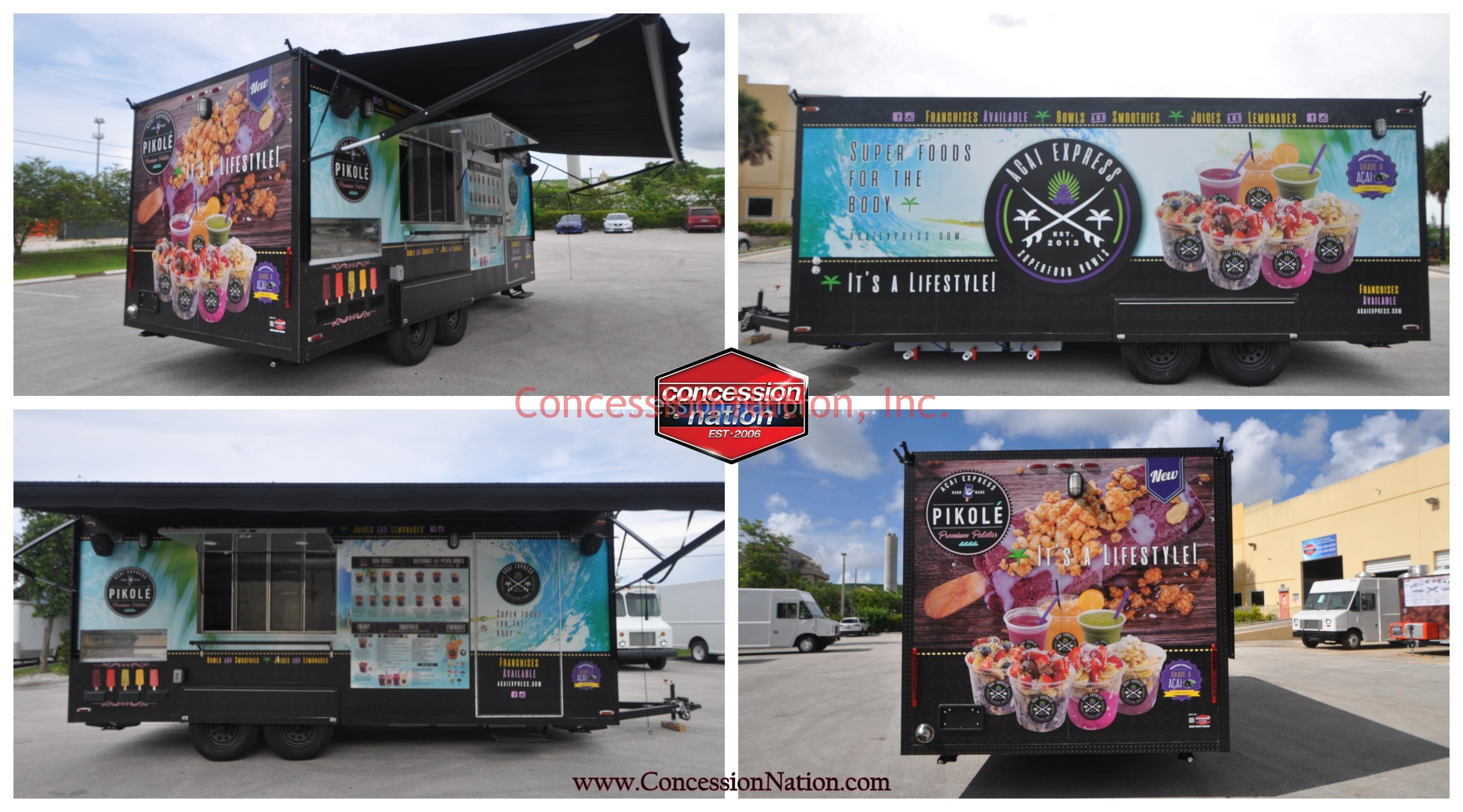 Acai Express # 12 Food Trailer