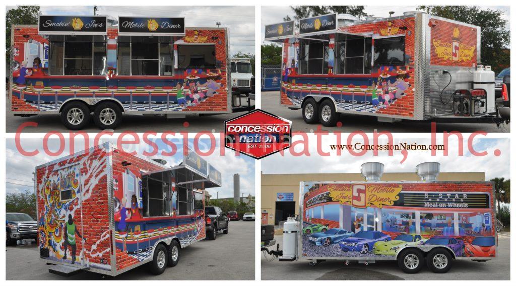 Smokin Joe's Mobile Diner food trailer - Food Trucks | Concession