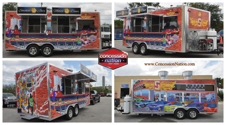 Smokin Joe's Mobile Diner food trailer - Food Trucks | Concession