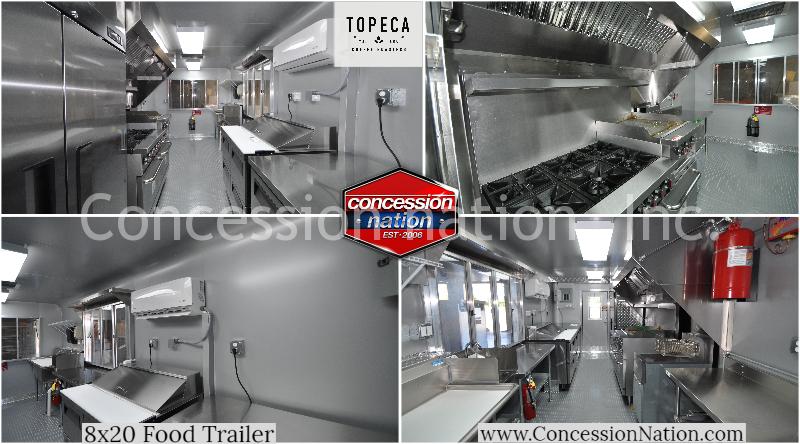 8x20 Topeca Food Trailer