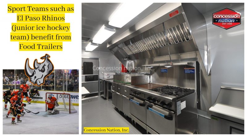 El Paso Rhinos Ice Hockey Food Trailer El Paso Rhinos Ice Hockey Food Trailer