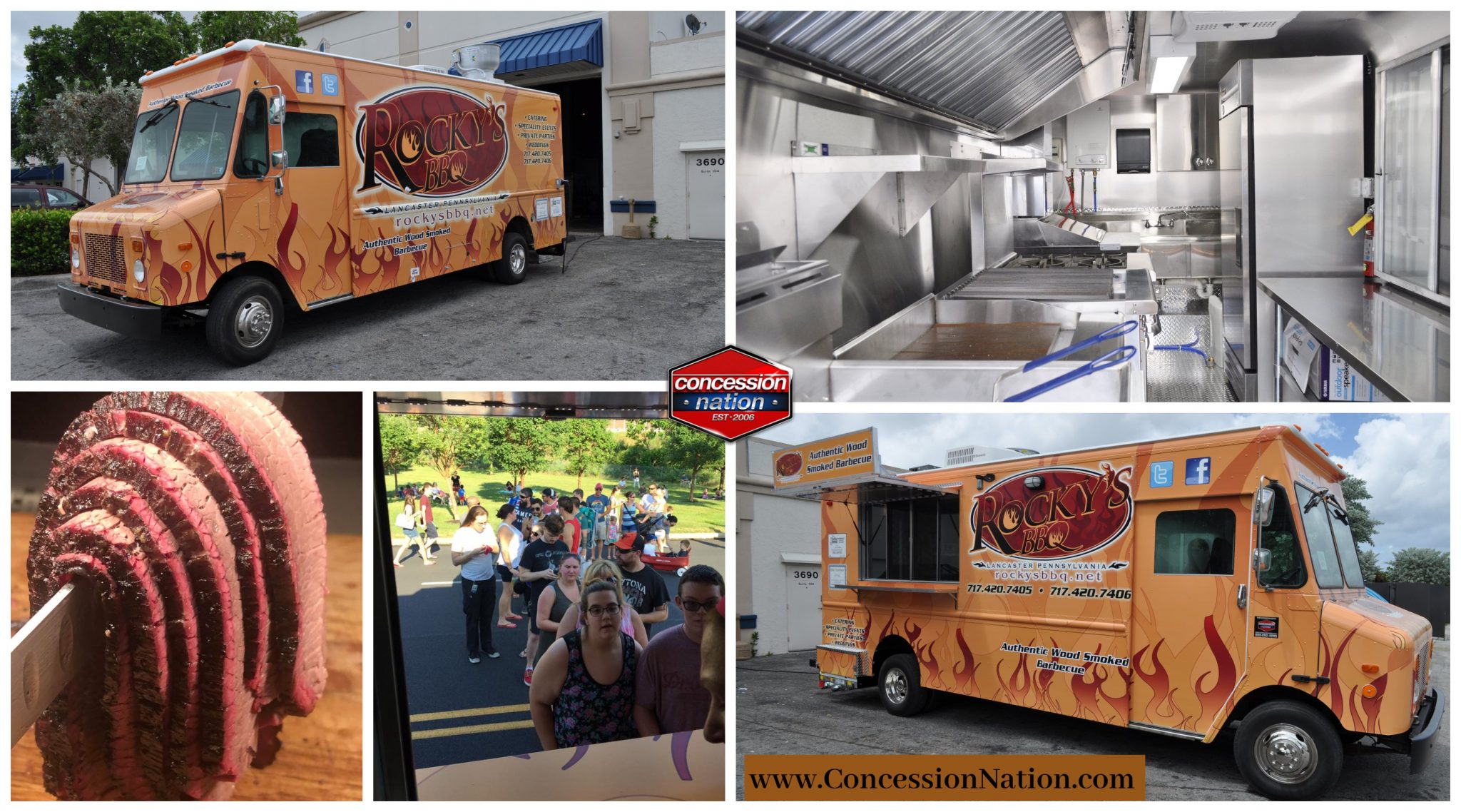 Rocky's BBQ 16' Food Truck_2 - Food Trucks | Concession Nation | Food