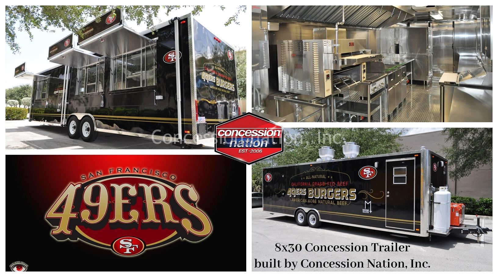 San Francisco 49ers Concession Trailer