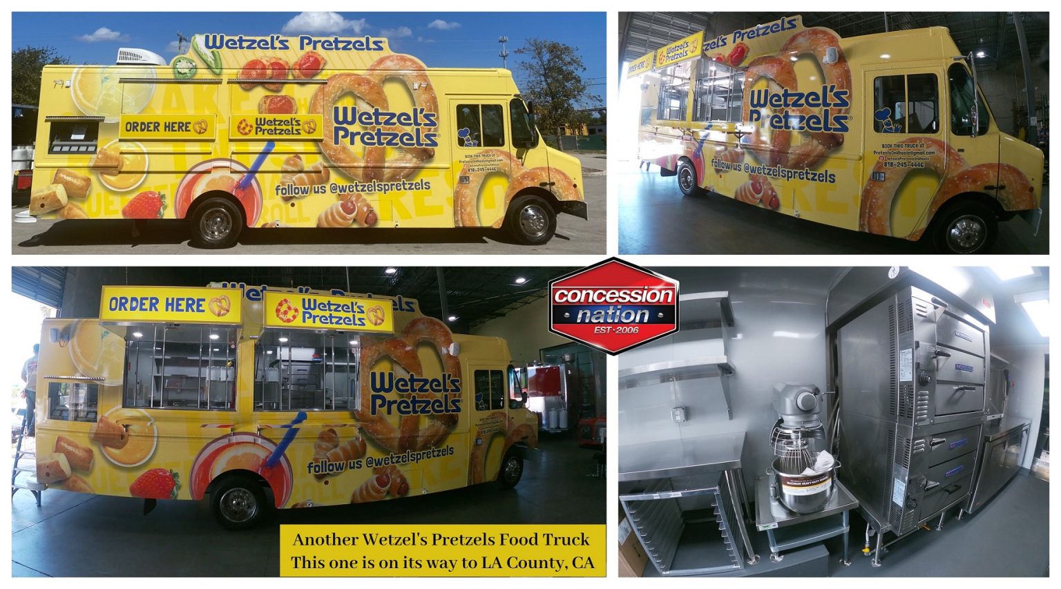 Wetzel's Pretzels Food Truck LA County, CA - Food Trucks | Concession