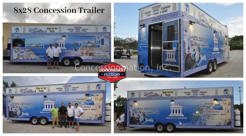 Greek's Catering Concession Trailer