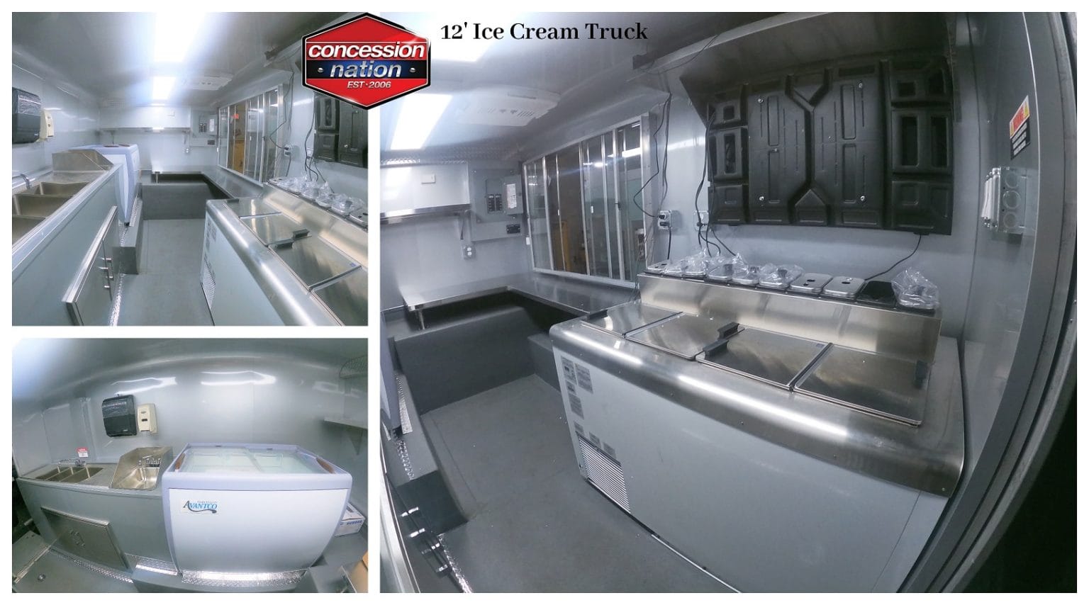 12' ICE CREAM TRUCK_SCOOPS Food Trucks For Sale Concession Nation Food Trailers