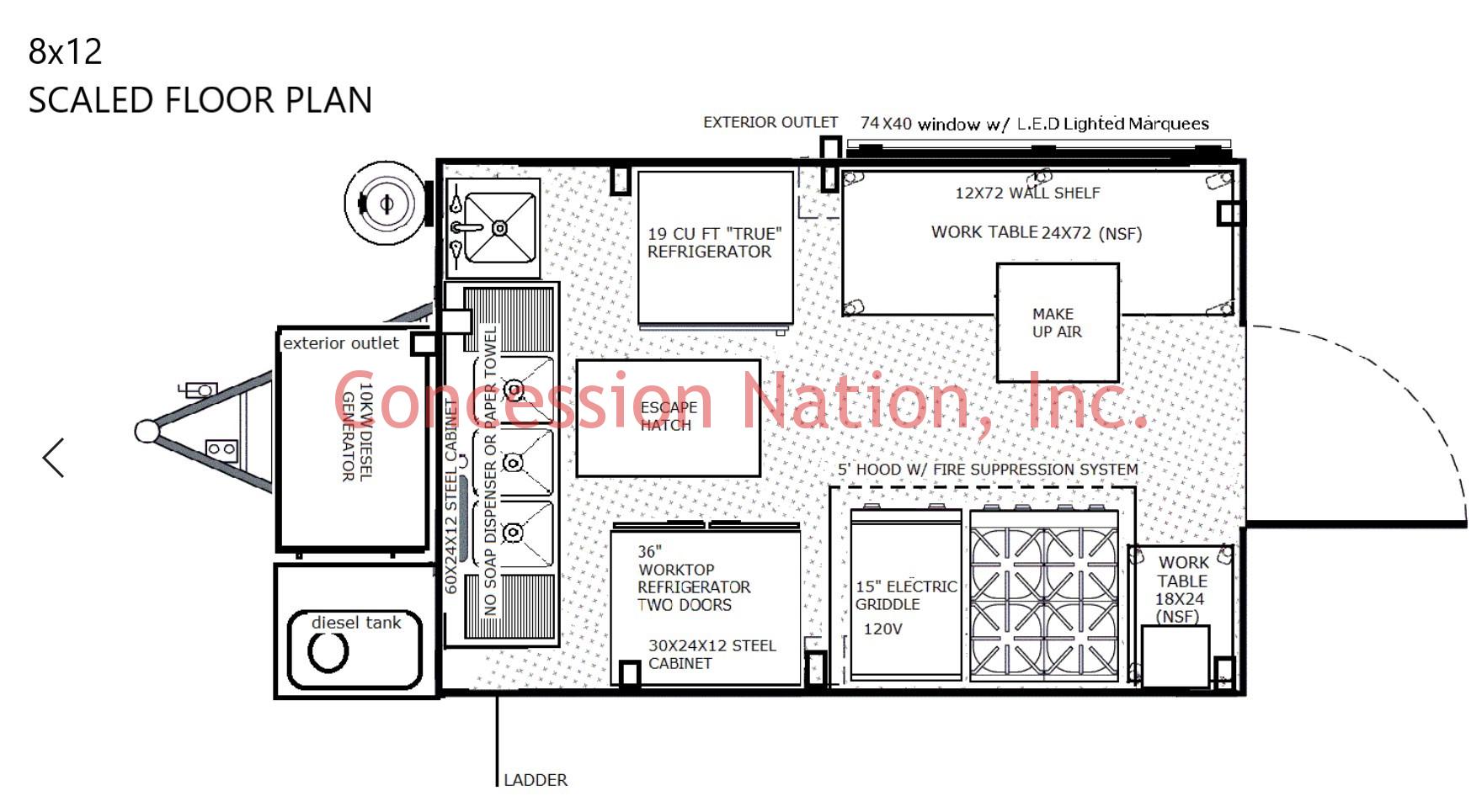 Food Trailer Designs Floor Plans Custom Food Trailers Food Trailer Designs Floor Plans Custom Food Trailers