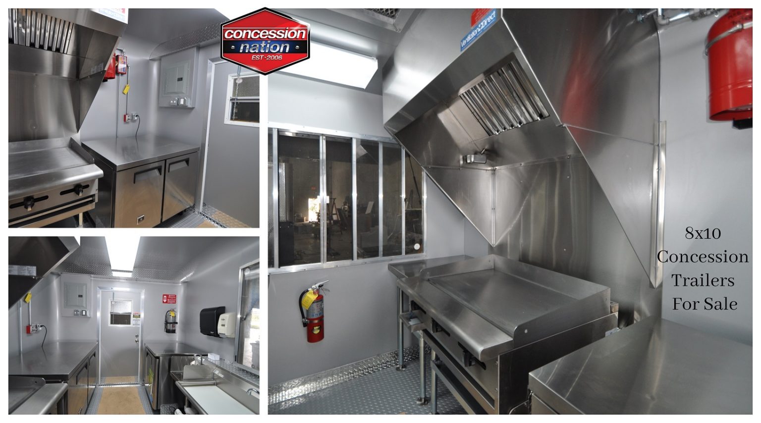 8x10 Concession Trailer_The Great Steak Grill Food Trucks For Sale