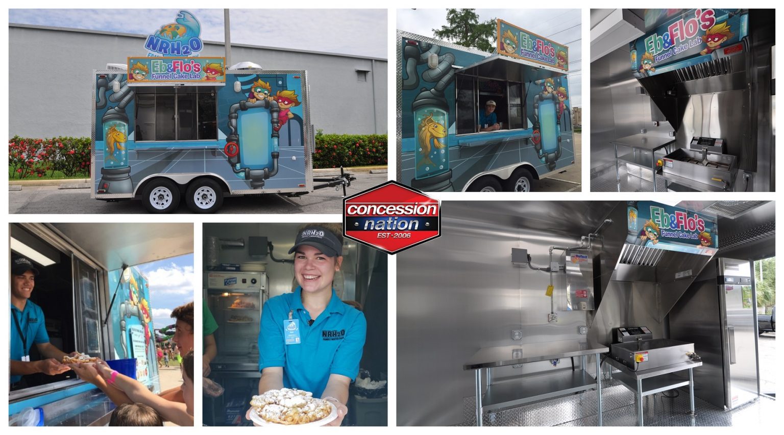 8x14 Eb & Flo's Funnel Cake Lab_dessert trailer Custom Food Trucks