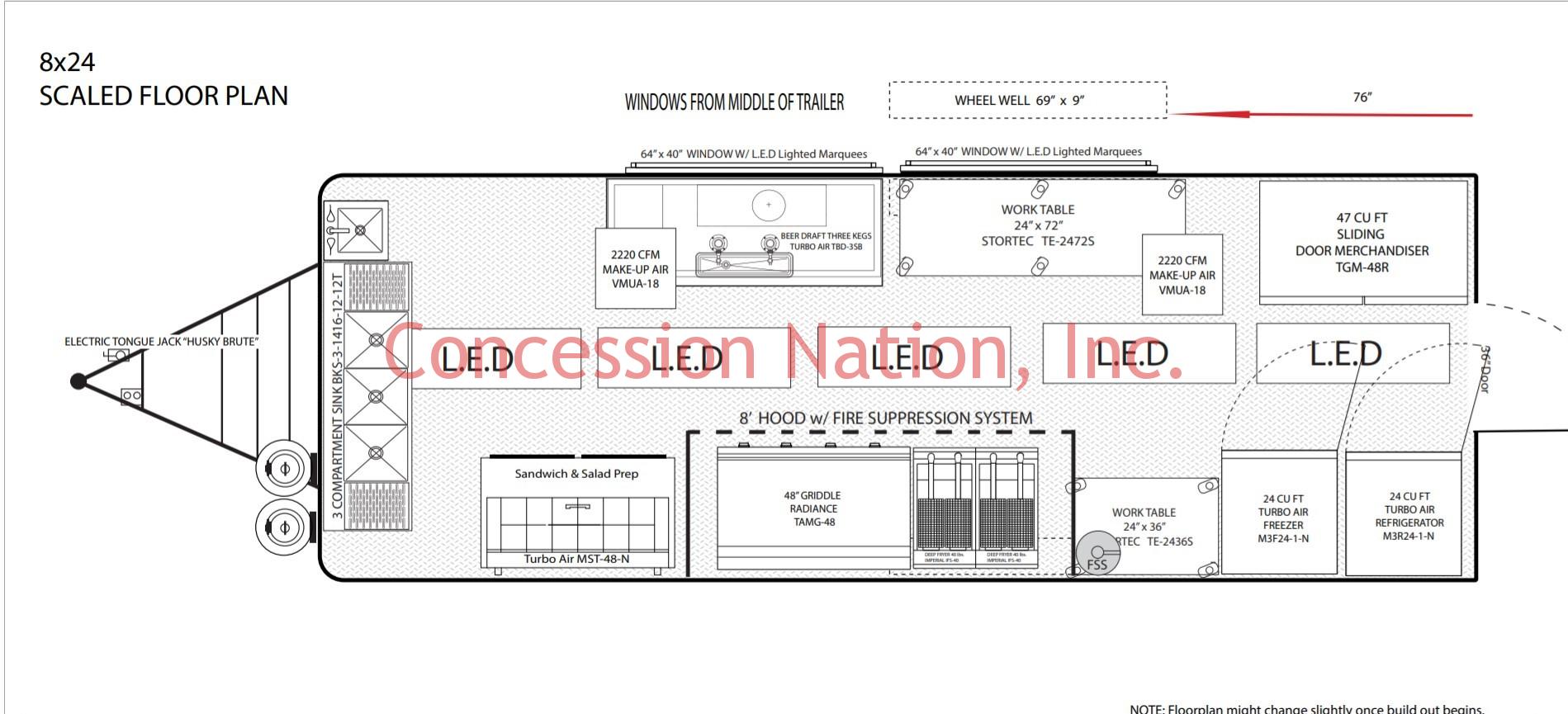 8x24_U.S. AIR FORCE_TYNDALL_ FLOOR PLAN