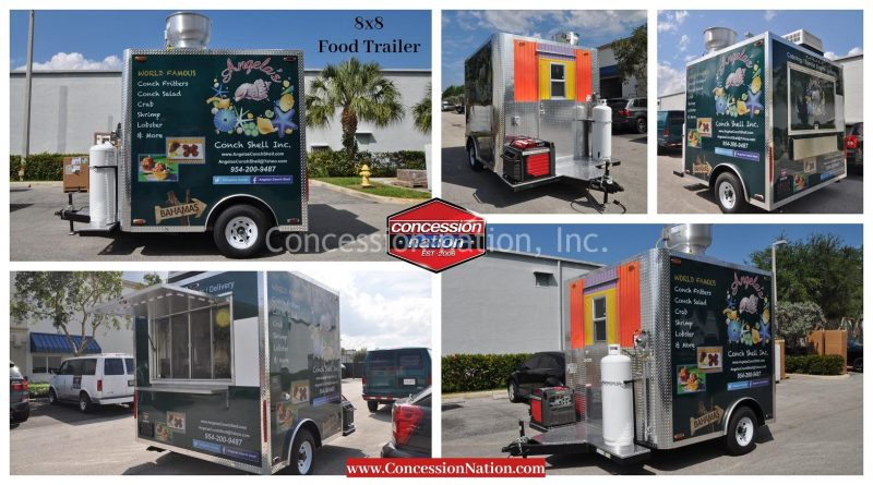 8x8 Food Trailer_Angela's Conch Shell 8x8 Food Trailer_Angela's Conch Shell