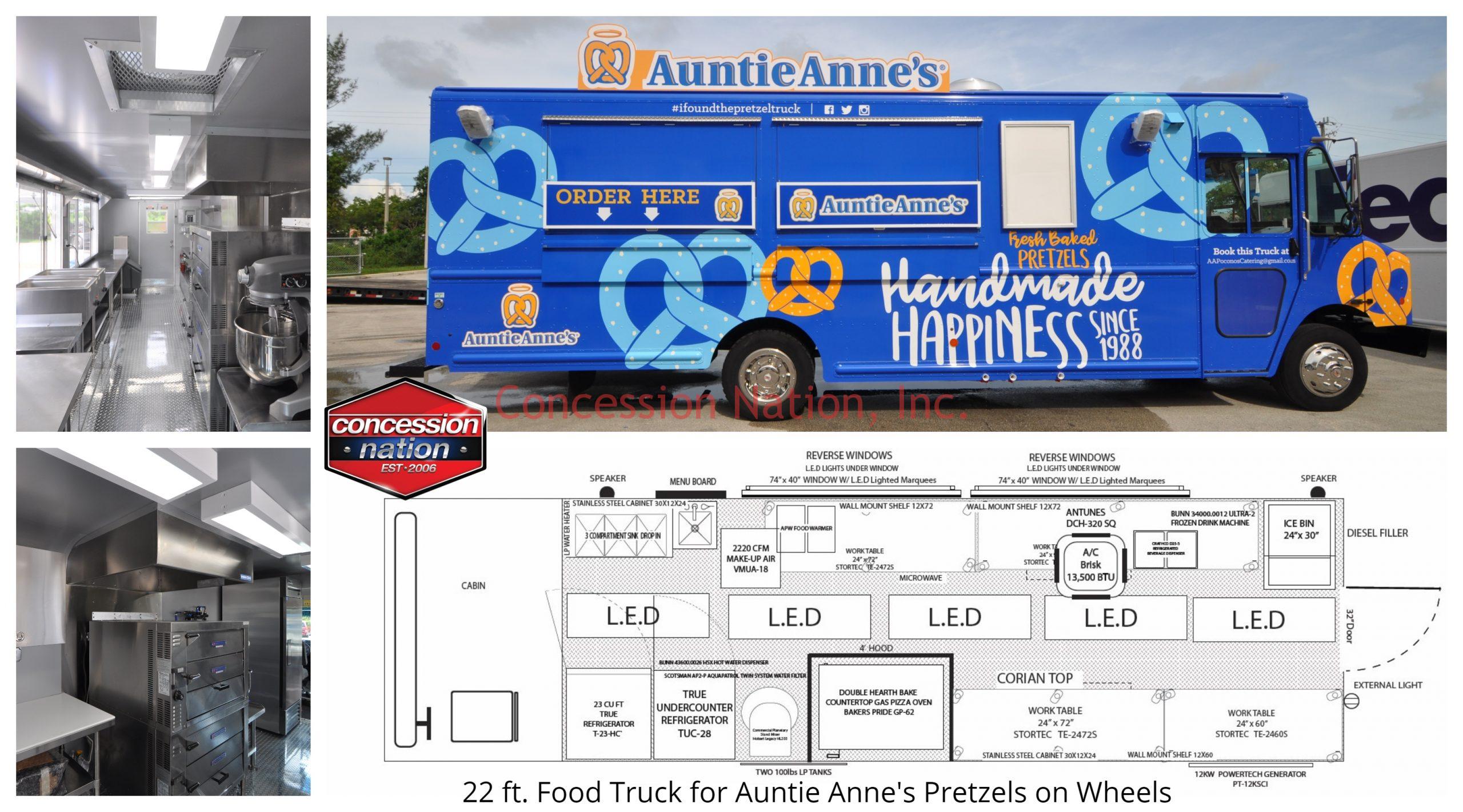 22' Auntie Anne's Food Truck