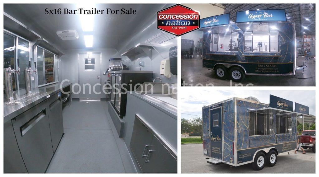 Mobile Bar Trailers For Sale | Mobile Bar Design | Concession Nation