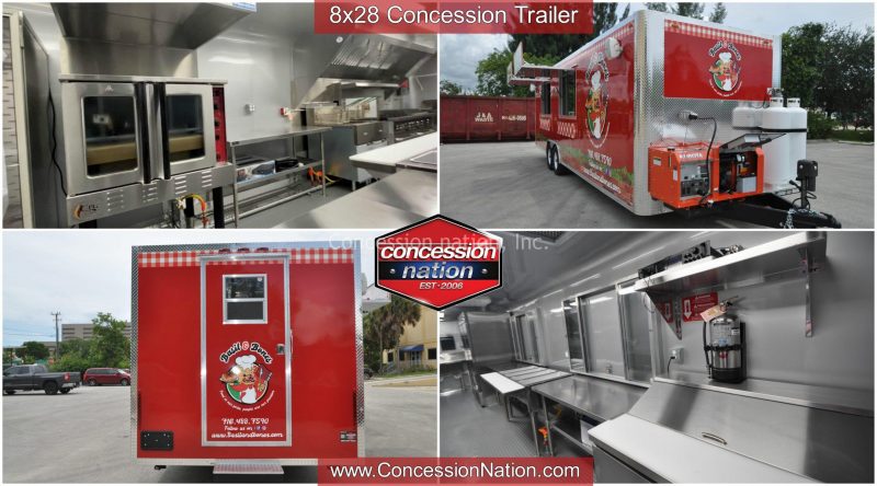 |Concession Stand Trailers for sale | 8x28 Concession Trailer_Bones & Basil