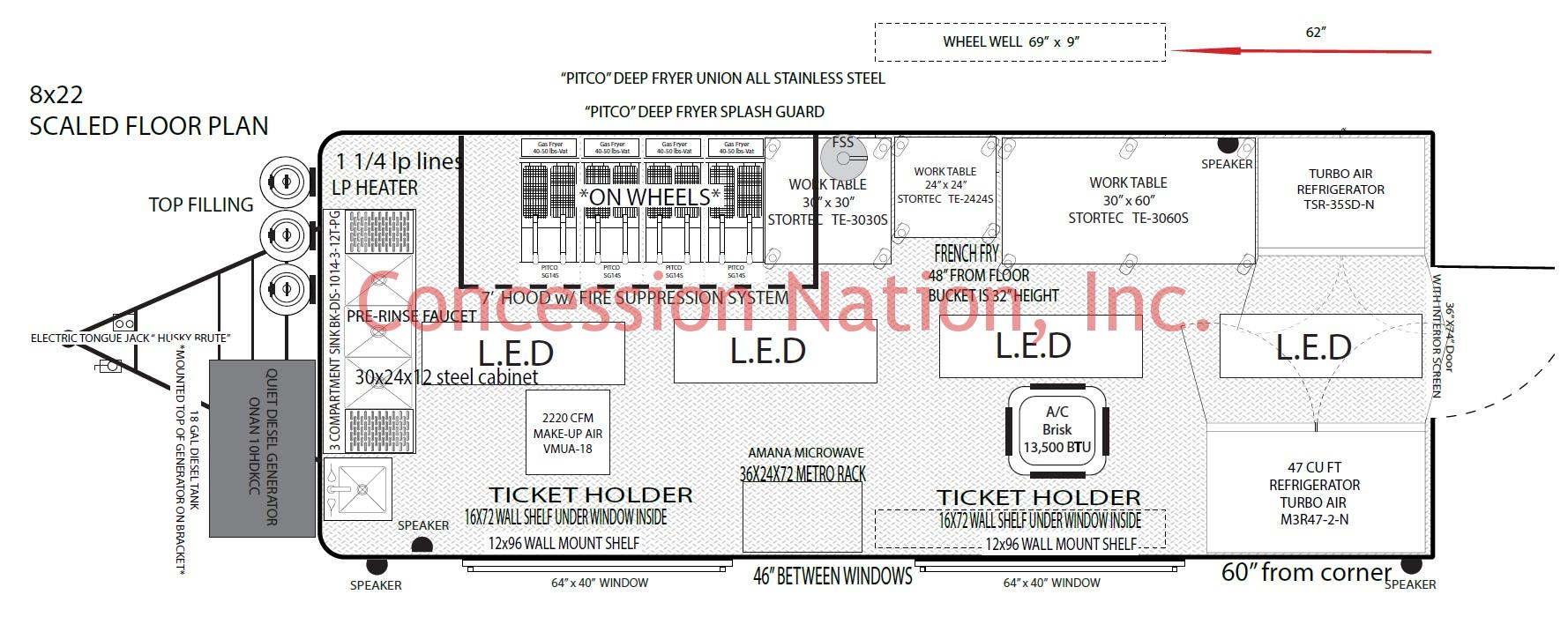 Doug's Fish Fry 8x22_Floor Plan